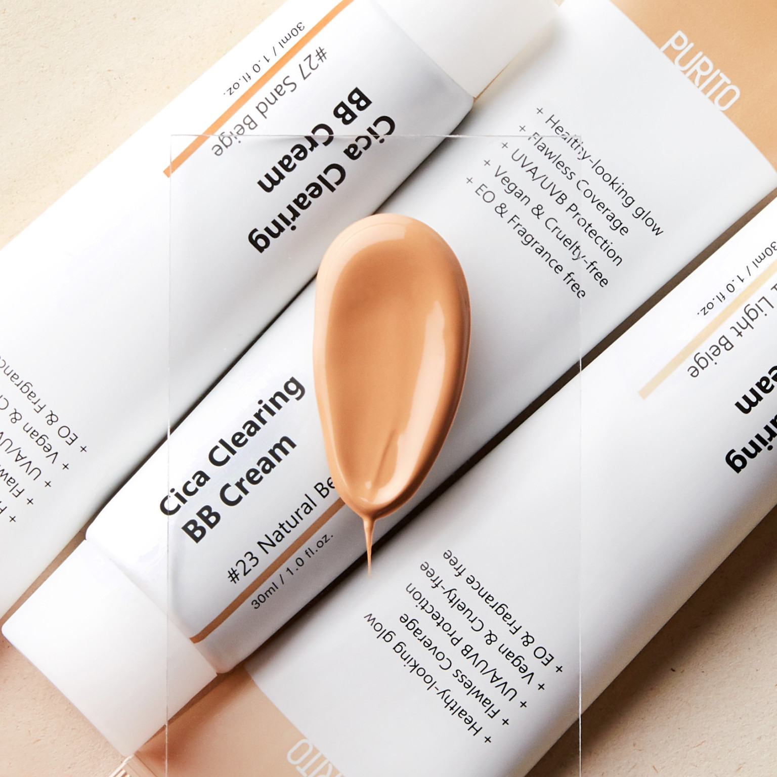Purito Cica Clearing BB Cream #23 Natural Beige - moonbear Cosmetics