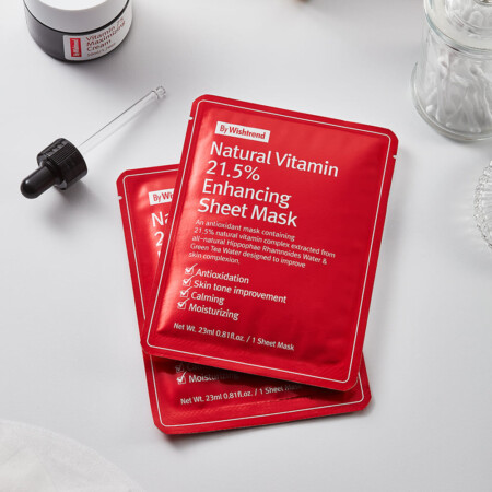 By Wishtrend Natural Vitamin 21.5% Enhancing Sheet Mask