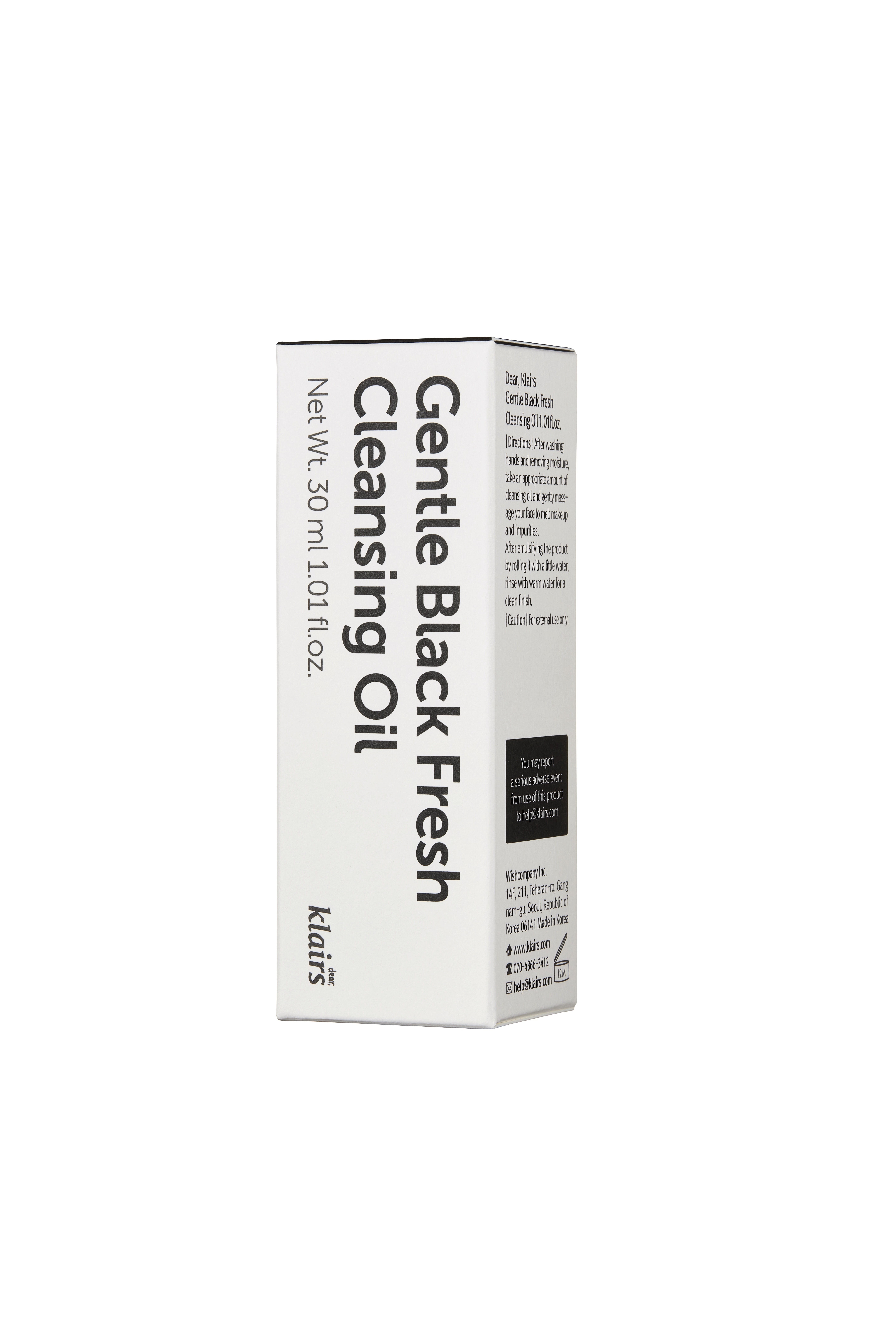 Klairs Gentle Black Fresh Cleansing Oil (Travel size) – Bild 2